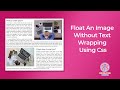 FLOWING TEXT AROUND AN IMAGE HTML | FLOAT AN IMAGE WITHOUT TEXT WRAPPING USING CSS