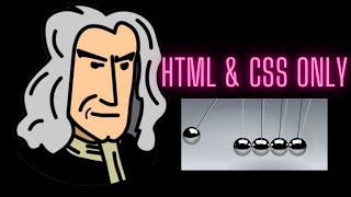 Newtons Cradle Loader || css loading animation