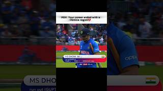 Life time regret💔 #trending #cricket #edit #shorts #viralshort #fyp #cricketshorts