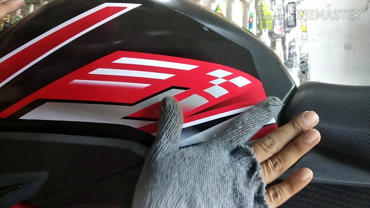 Modifikasi Honda New CB150R StreetFire Pasang Striping List Sticker Murah Meriah YouTube