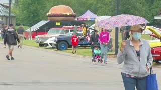 Seymour Burger Fest rolls on despite watered-down crowds