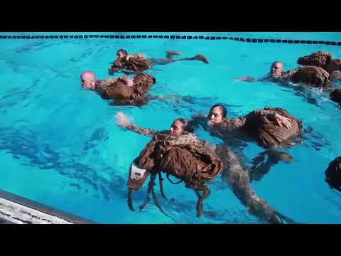 Marine Recruits Swim Qualification - Parris Island 2018