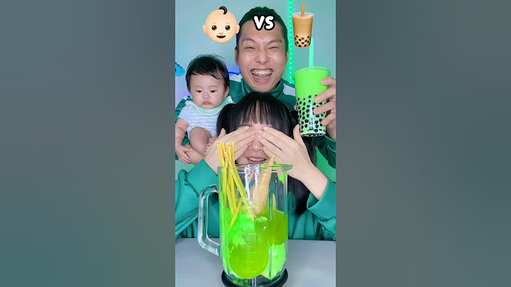 Left OR Right Emoji Green Food Challenge ASMR🥵bubble tea 🧋boba #asmr #mukbang #funny