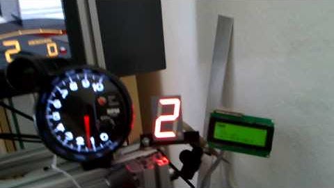 DIY GTR2 Gear Indicator and LCD Tachometer