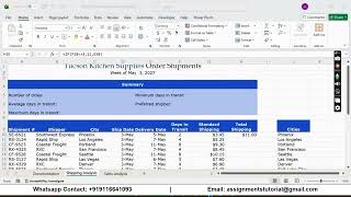 New Perspectives Excel 365 | Module 3: SAM Project B Tucson Kitchen Supplies