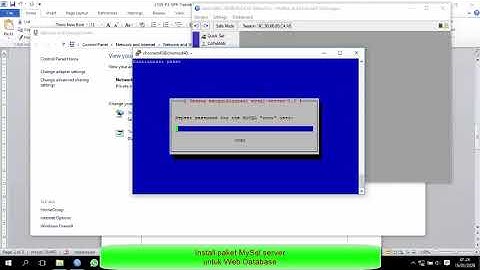 Pembahasan UKK Paket 3 tahun 2020 | Web Database Server, Hotspot dan Jaringan Client Server