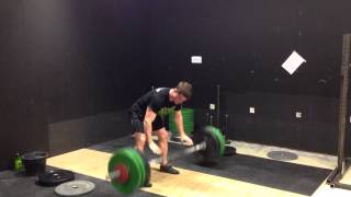 Snatch: 105 x 2 reps by Steven Fawcett