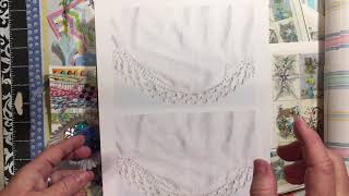 Vintage linen printables added to Spring blossom digital kit dearjuliejulie