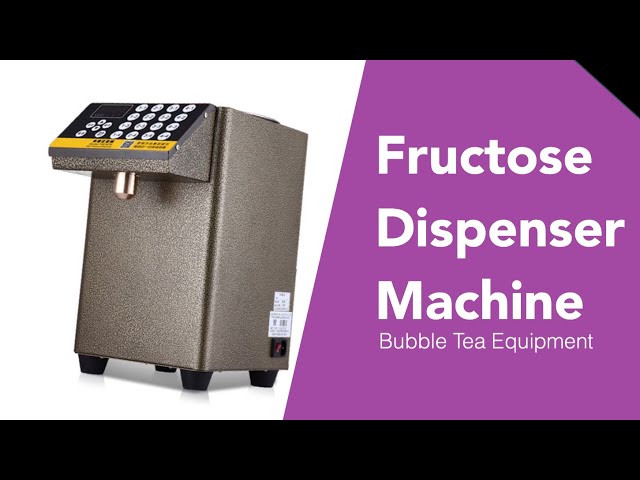 How to use Automatic Fructose Dispenser - Fanale Drinks 