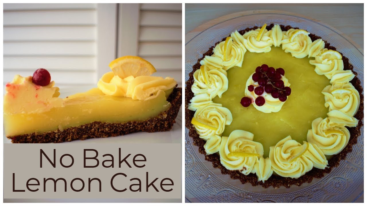 No Bake Lemon Curd Cake - YouTube
