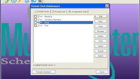 MusicMaster Walkthrough - Format Clocks: How to Mass Change Clock Elements