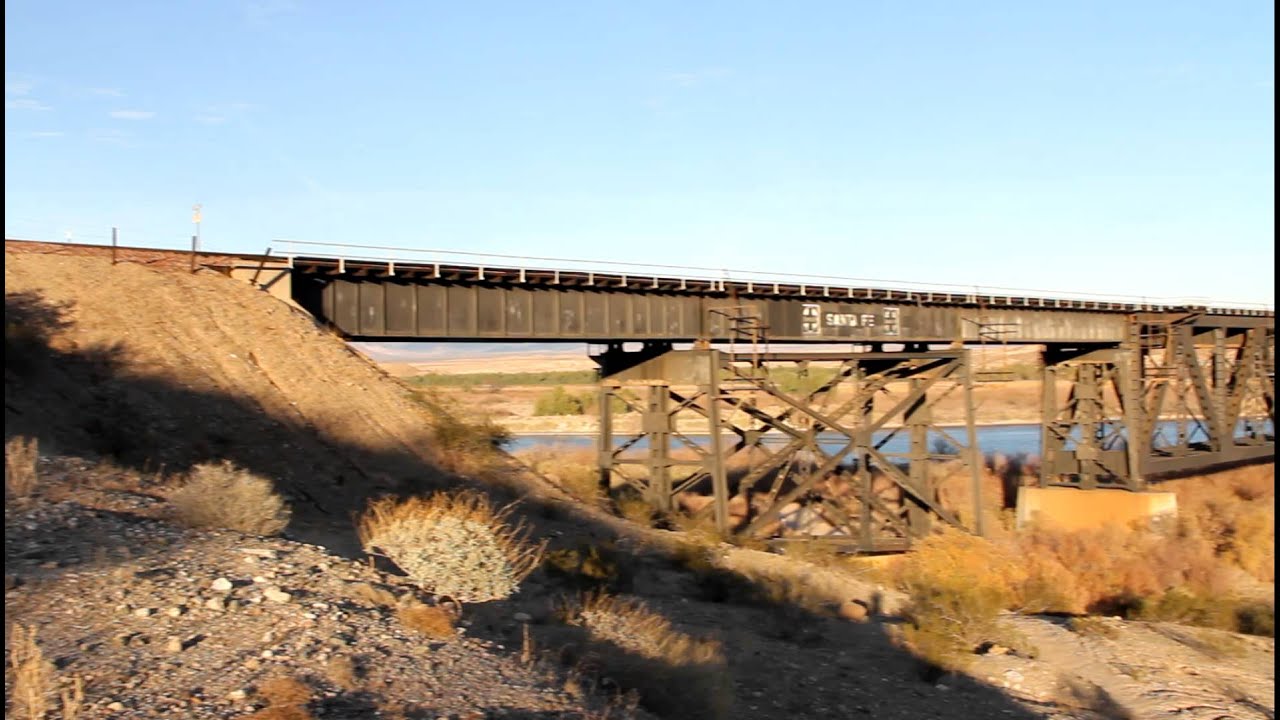 Santa Fe Railroad bridge over the Colorado River on the California