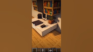 computer desk tutorial in Minecraft #minecraft #shorts #gaming #short
