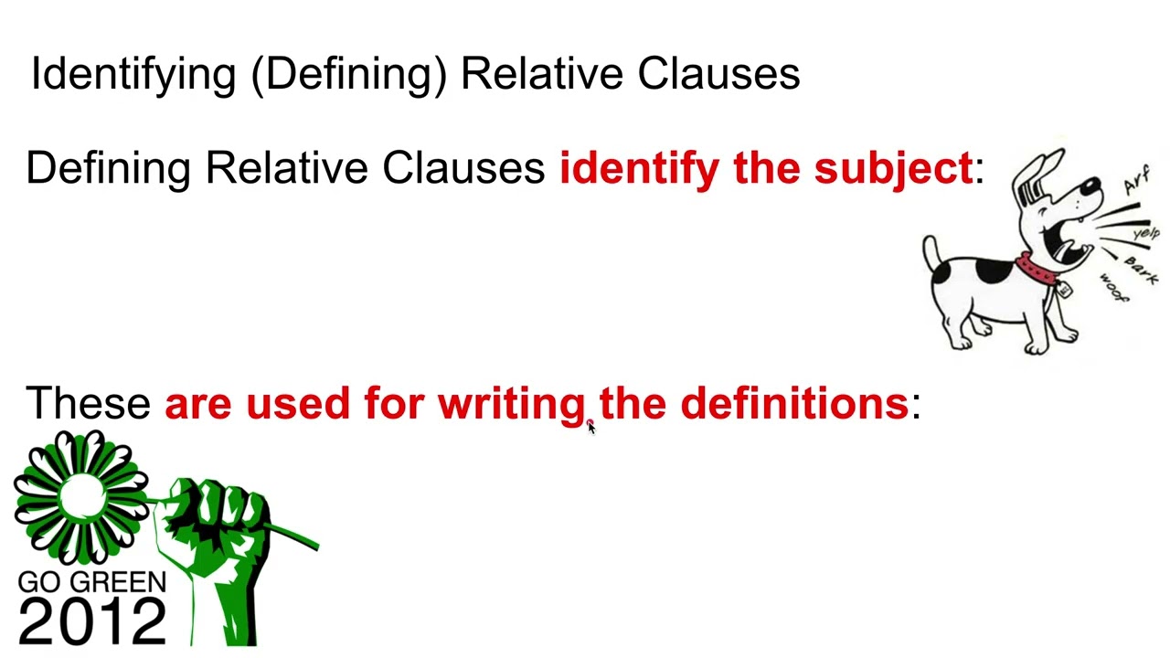 Identifying Vs Non Identifying Relative Clauses YouTube Identifying Vs Non Identifying Relative Clauses YouTube