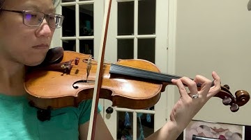 Hrimaly first position violin scale slow practice B minor