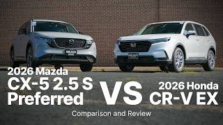 Match Highlights 2026 Honda CR-V vs 2026 Mazda CX-5 | Comparison & Review