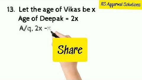 class 6 | Exercise 9C part 2 | linear equation in one variable | rs Aggarwal