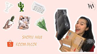 Shopee Haul - Room Decor *Part 1* || Room Kost 