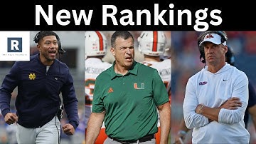 NEW College Football Rankings | AP Poll Top 25 Reaction