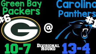 Green Bay Packers @ Carolina