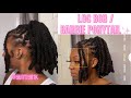 LOC BOB/BARBIE PONYTAIL + baby hair (tutorial)✨