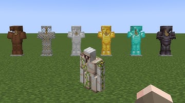 Which armor can save you from iron golem?