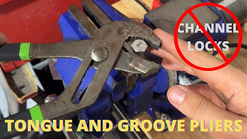 How To Use Tongue And Groove Pliers (Channel Locks)