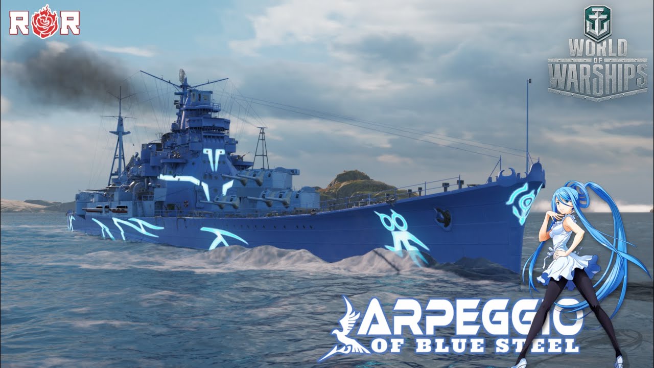 Arpeggio of Blue Steel Colab. In World of Warships! ARP Takao