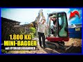 Minibagger mit hydraulikhammer vs fundament  tommy berk fhrt bagger  home build solution