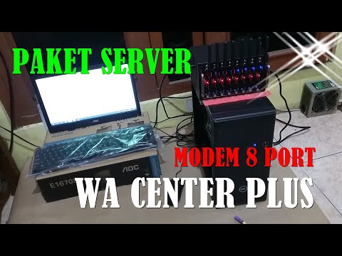 Cara SETTING & UNBOXING Modempool Wavecom Q2406B 4 Port BISNIS Server PULSA ALL OPERATOR sangat CUAN. 