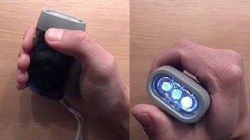 Hand-Crank Squeeze Dynamo Flashlight