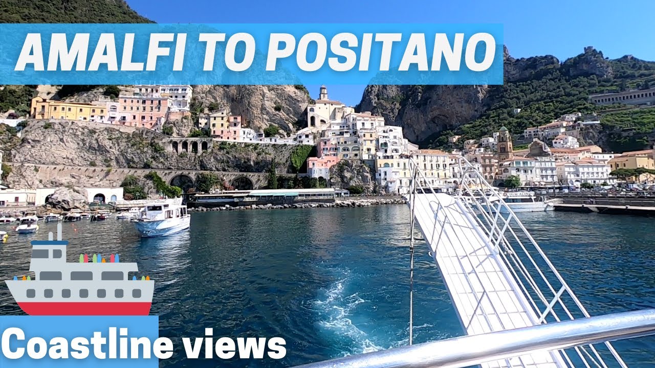 ⛴️☀️ Ferry Ride from AMALFI to POSITANO ☀️⛴️ Italy YouTube ⛴️☀️ Ferry Ride from AMALFI to POSITANO ☀️⛴️ Italy YouTube