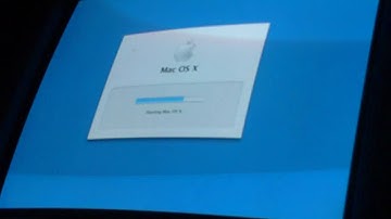 iMac G3 Tiger first boot