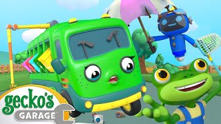 Dump Truck Pursuit Gecko s Garage Trucks For Children Cartoons For Kids