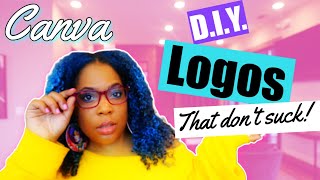 Canva Logo Tutorial  How to make a logo in Canva (2021)