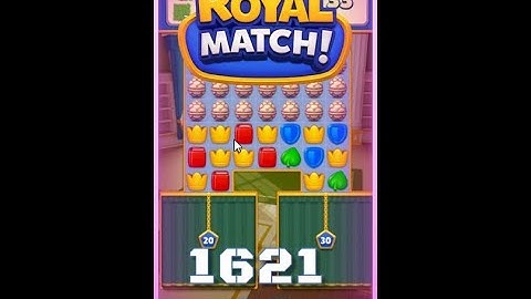 Royal Match Level 1621 - No Boosters Gameplay