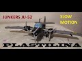STOP MOTION de un AVIÓN JUNKERS JU-52 de la FAE