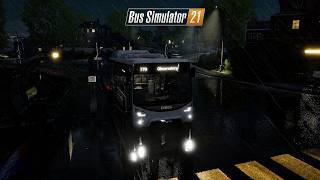🌧️ Bus Simulator 21 | Night Shift in the Rain — Line 770 to Observatory | IVECO Urbanway | 60FPS