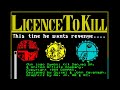 Licence to Kill. ZX Spectrum. Прохождение