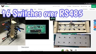 16 Switches Controlling Things via RS485