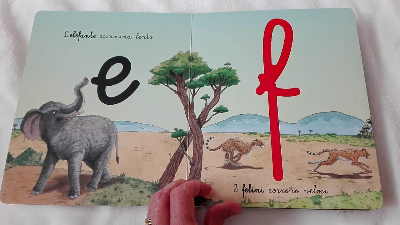 Le lettere Montessori in formato libro per bambini