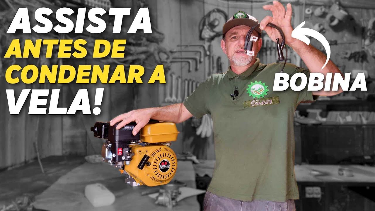 Troca e regulagem da BOBINA em motores a GASOLINA