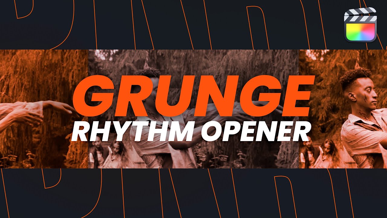 Grunge Rhythm Opener | Final Cut Pro & Apple Motion | Template | Tutorial