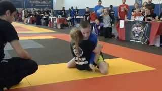 ADCC Queens College 4-6-14  No Gi  (10yrs old / 64 lbs) Match 1