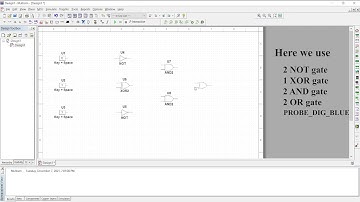 Traffic Light System Simulation By NI Multisim |DLD Project | Fall 2021-2022