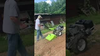 Using the tiller on Grillo 107D