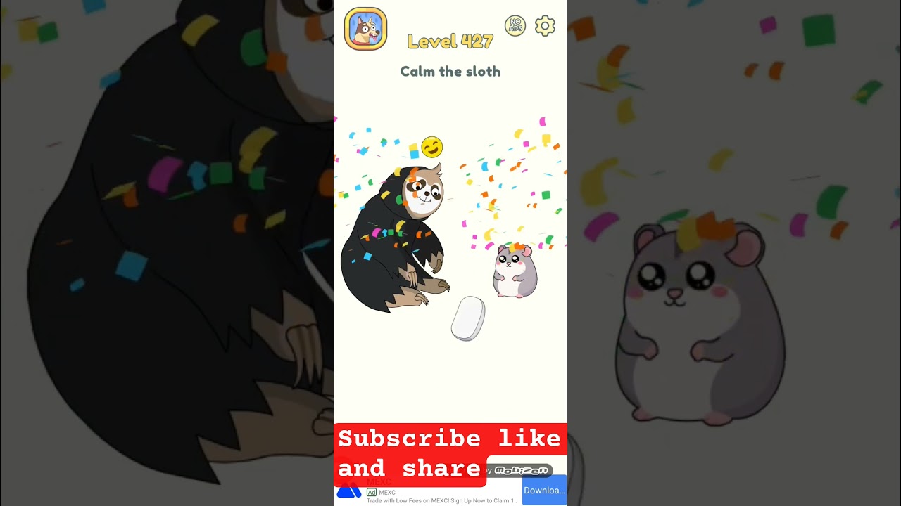 Dop2 level 427 calm down the sloth
