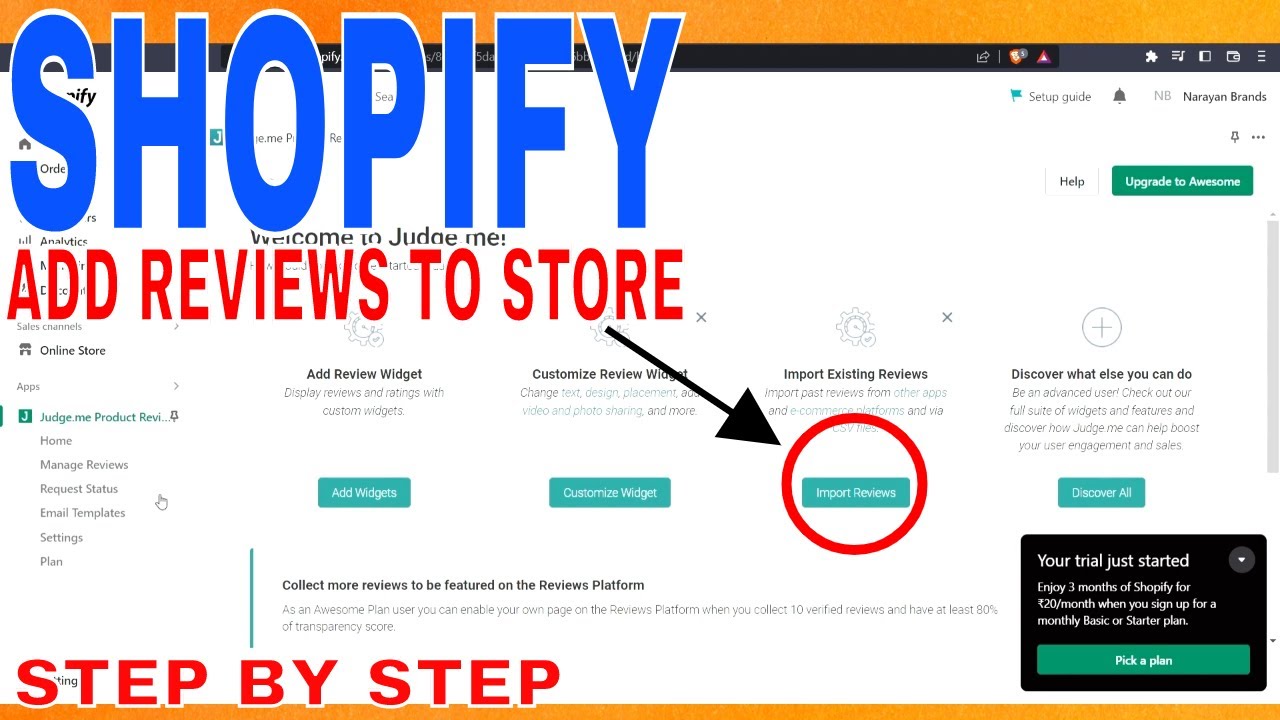 How To Add Reviews To Shopify Store 🔴 - YouTube