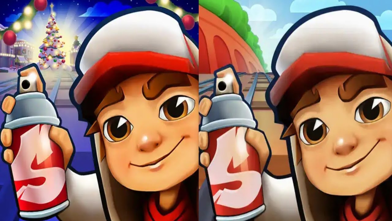 Subway Surfers : Winter Wonderland 2024 🆚 Subway Classic 2025 Maps Comparison 