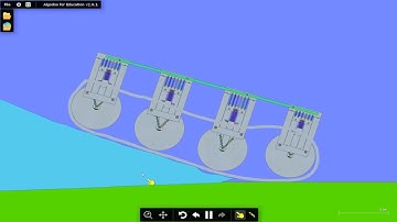 Phun / Algodoo - Tank Suspension Test